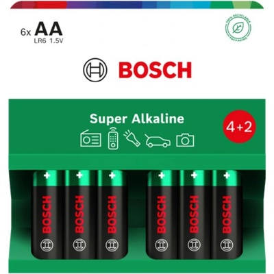 Bosch Super Alkaline AA 6 ks LR6SA6B/00