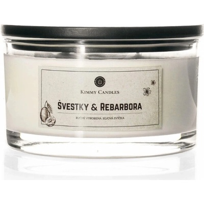 Kimmy Candles Švestky & Rebarbora 400 g