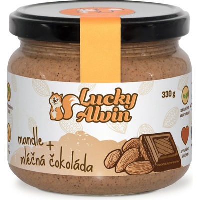 Lucky Alvin Mandľový krém s mliečnou čokoládou 330 g