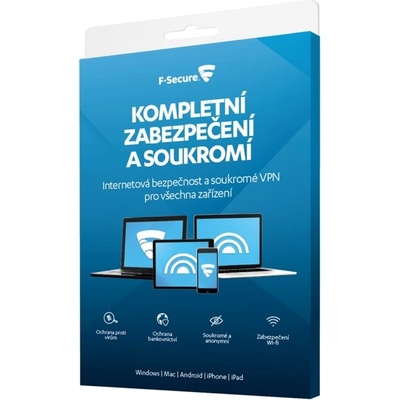 F-Secure SAFE 6 měs. 3 lic. (FCFXBR1N001XN) – Zboží Živě