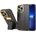 HQWear Кейс New Kickstand Case за Samsung Galaxy A12 5G, със стойка, черен (9145576259740)