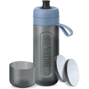 BRITA Active синя филтърна бутилка с 2 диска (4006387128135)