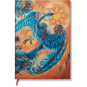 Paperblanks Тефтер Skybird, Midi, широки редове, твърда кори (1570180944)