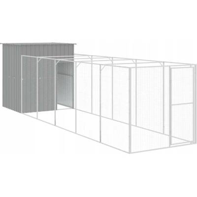 VidaXL Práškově lakovaná ocel Kotec 165 x 659 x 181 cm