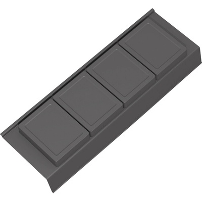 GOLLINUCCI Kúpeľňový organizér s príslušenstvom 450mm 146x422x69mm antracit 10900302