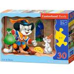 Castorland Пъзел Castorland от 30 части - Котаракът в чизми (В-03730-1) - ozone