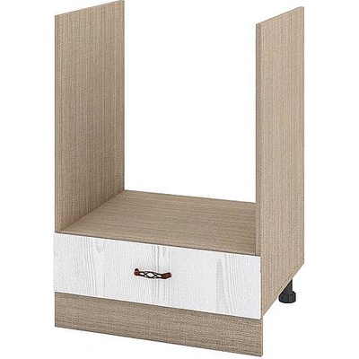 ИРИМ Долен кухненски шкаф за вградена фурна Сити МФ-Бяло фладер-04-36 60 см