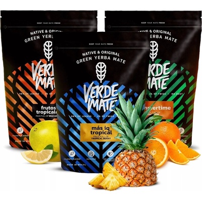 Yerba Maté Verde Mate Green Ovocná 3 x 500 g
