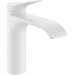 Hansgrohe Vivenis - Смесител за умивалник със сифон, EcoSmart, CoolStart, матово бяло 75023700 (75023700)