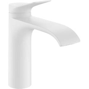 Hansgrohe Vivenis - Смесител за умивалник със сифон, EcoSmart, CoolStart, матово бяло 75023700 (75023700)