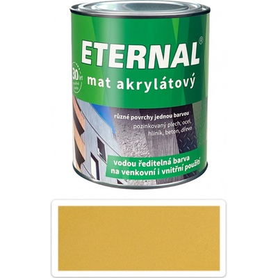 ETERNAL Mat akrylátový - vodouriediteľná farba 0,7L Žltá 05
