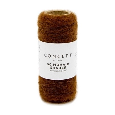 50 MOHAIR SHADES Katia Farby 50 MOHAIR: 13 hnedá