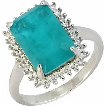 Glare Strieborný prsteň 950