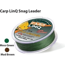 Carp Linq šňůra snag leader 50m 0,33mm Moss Green