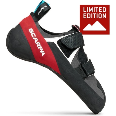Scarpa Обувки с велкро Scarpa ARPIA V Exclusive Climbing shoes - Shark / Red / White - размер 37 (EU) (301-1007-0115)