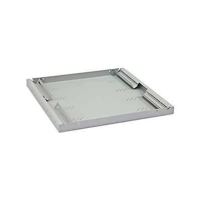 Triton police A4 s perforací RAC-UP-450-A4, 19", 1U/450mm, nostnost 80Kg, šedá