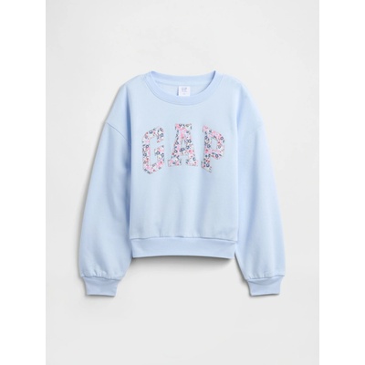 GAP detská oversize mikina s logom modrá