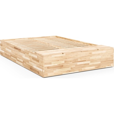Karup Design Basemnent bed natural pine z borovice natural lak
