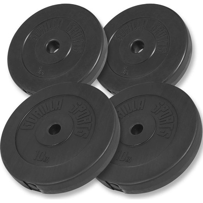 Gorillasports set cementových poplastovaných kotoučů 2x10kg a 2x5 kg 31 mm – Zboží Mobilmania