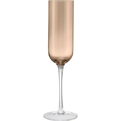 Blomus Poháre na šampanské FUUMI 4 x kávový sklo 220 ml