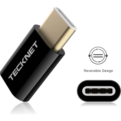 TeckNet 2 броя microUSB адаптер за MacBook и устройства с USB-C порт - TeckNet TF001 USB-C Male to MicroUSB Female Adapter