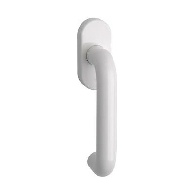 HEWI okenní klika 111 FG.1 - zakryté šrouby, 7 x 30 mm, čistě bílá