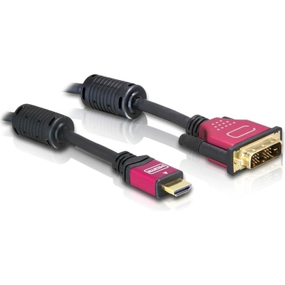 Delock HDMI към DVI конверторен кабел 3, 0 м, мъжки към мъжки