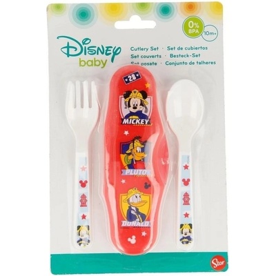 Mickey Mouse PŘÍBOR S POUZDREM stor 44014 Velikost uni 3 ks