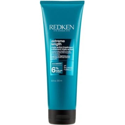 Redken Extreme Length Triple Action Treatment подхранваща маска за коса 250 ml за жени