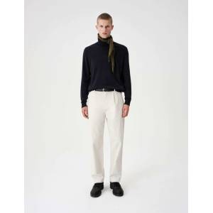 Marks & Spencer Пуловер с поло яка от чист памук Marks & Spencer морско синьо Marks & Spencer | Sin | МЪЖЕ | M REG