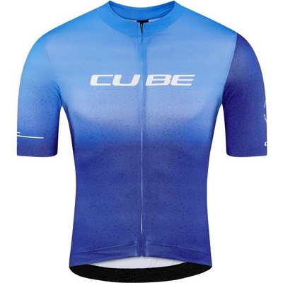 Cube Blackline Jersey RACE Short Sleeve blue