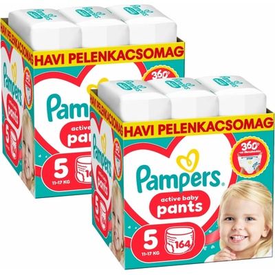 Pampers Active Baby Junior 5 328 ks
