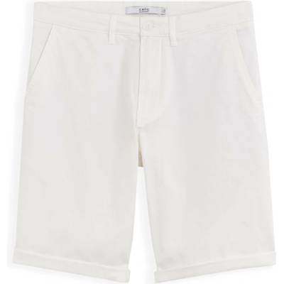 Celio bavlněné chino kraťasy Bochinobm bílá