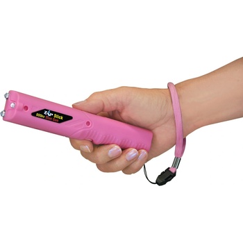 Zap Zap STICK 800,000 volt stun gun with LED light & case PINK 104210 1