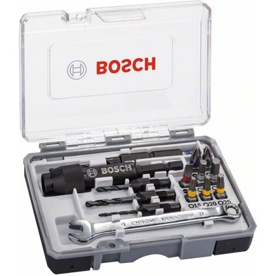 Sada bitů Bosch 20 ks šroubovacích bitů Drill&Drive PH2; PH2; PZ2; SL5; H4; H5; T15; T20; T25