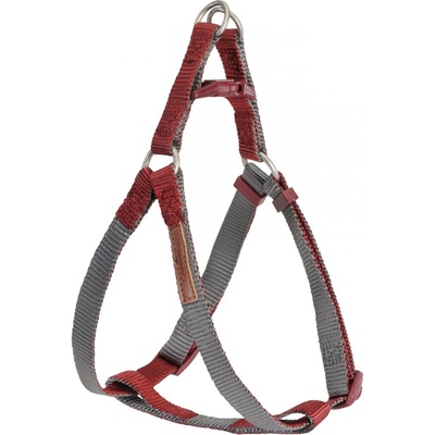 Camon Double Premium Grey/Red - Нагръдник червено със сиво за кучета с обиколка на гърдите 45см - 75 см. / 20 мм