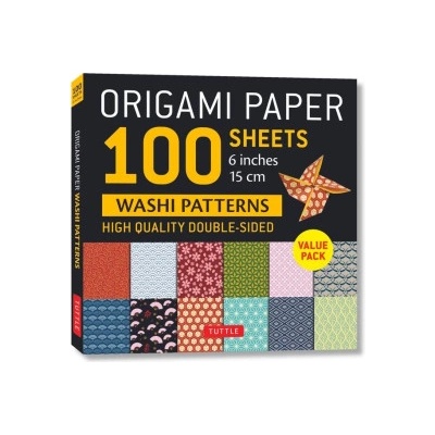 Tuttle Publishing Origami Paper 100 sheets Washi Patterns 6" (15 cm)