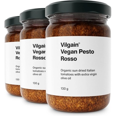 Vilgain Vegan Pesto BIO rosso 3 x 130 g