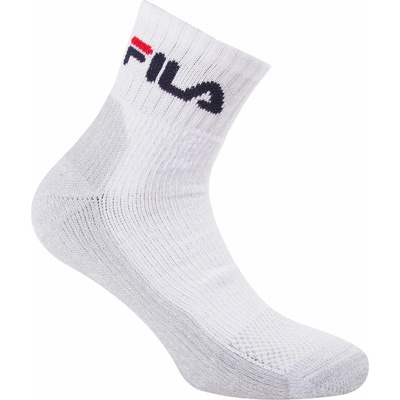Fila TENNIS QUARTER SOCKS 1P biela čierna červená