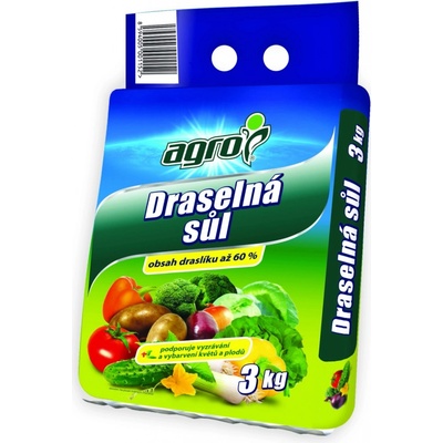 Agro hnojivo Draselná sůl 3 kg