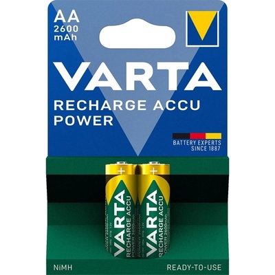 VARTA Молив за батерии VARTA Power AA с предварително зареждане 2x2600mAh 5716101402 (5716101402)