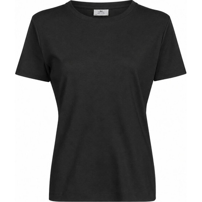 Tee Jays Dámske tričko s krátkym rukávom Pima Cotton Čierna