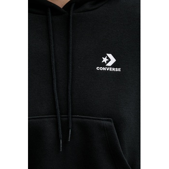 Converse Суичър Converse в черно с качулка с изчистен дизайн CVW5K527 (CVW5K527)
