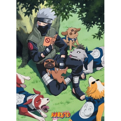 Abysse Corp Макси плакат ABYstyle Animation: Naruto Shippuden - Kakashi and Dogs