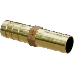 Mexen BRASS месингова двойна връзка за маркуч 8 x 8 мм - W97430-0808 (W97430-0808)