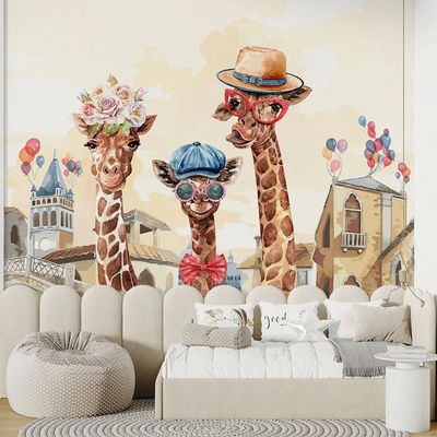 Art Gift Decor Фототапет - Парти жирафи