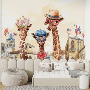 Art Gift Decor Фототапет - Парти жирафи