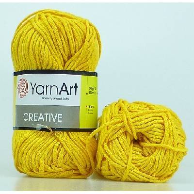Yarn Art příze Creative_228 žlutá