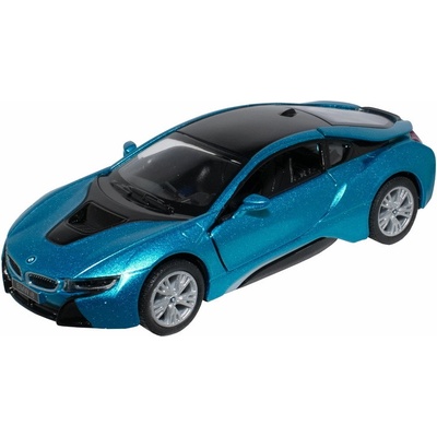Kinsmart BMW i8 modrá 1:36