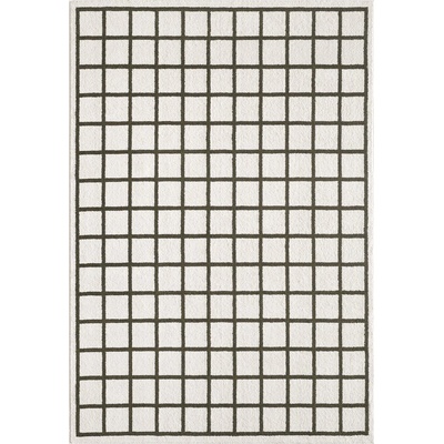 ESTE Тъмнозелен/кремав килим 120x170 cm Picnic - ESTE (FR0002 CREAM / OLIVE)